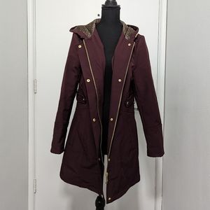 SOLD Hooded Plum Liz Claiborne Jacket
